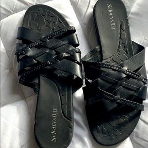 50% off! Never worn Leather Sandals